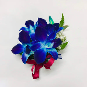 Orchid wrist corsage